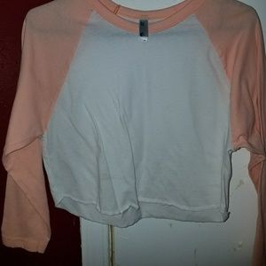 Long sleeve crop top